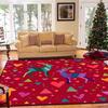 Christmas Carpet Children's Bedroom Decoration Large Area Rugs Sofa Side Carpets ForSoft Fluffy Cartoon Floor Mat  Living Room