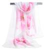 Printed Scarves for Spring and Summer Fashion Versatile Women's Chiffon Scarves Lightweight Shawls and Sun Protection Scarves