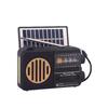 Solar-Powered Bluetooth Speaker with FM Radio, Card Slot, USB, and Multi-band Antenna