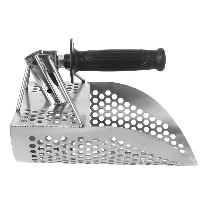 Plaj Kum Kepçesi Kürek Metal Dedektörü Kum Kepçeleri Hazine Tespit Metal Dedektörü Avcılık Paslanmaz Çelik Alet Altıgen