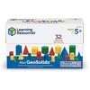 Educational Toy - LEARNING RESOURCES - Mini Geosolids Kit - Learning Shapes - 1 Player or More - 3 Years and Up