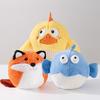Pet Toy Cartoon Chick Dolphin Fox Design Singing Pet Toy Interactive Singing Dancing Modes Irregular Jumping Plush Ball