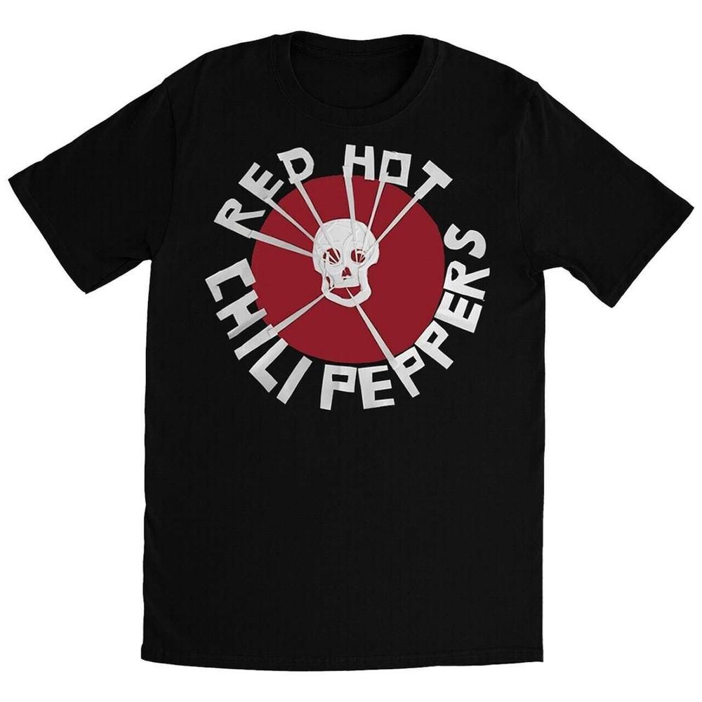 Vtg Red Hot Chili Peppers Flea Skull Cotton Black Unisex Tee Shirt TR111 Unisex T-Shirt XXXL