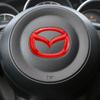 2025 Hot Car Steering Wheel Sticker Emblem Decal Badge Decoration Accessories For Mazda 3 Axela 6 Atenza CX-5 2 Demio CX-3 CX-30