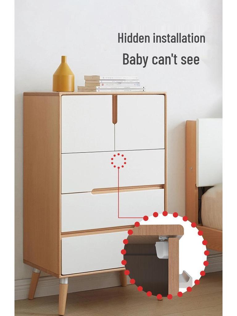 Child Safety Invisible Magnetic Lock for Cabinets & Drawers