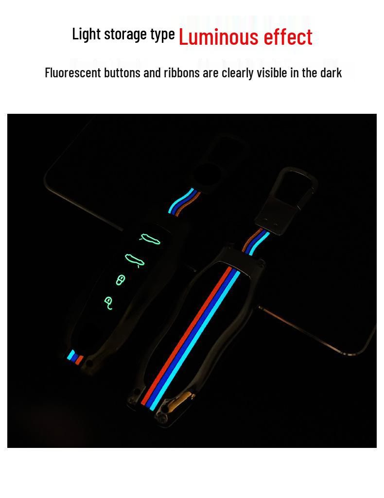 Porsche Cayenne Macan Panamera 718 Key Shell Cover & Modified Keychain Bag.