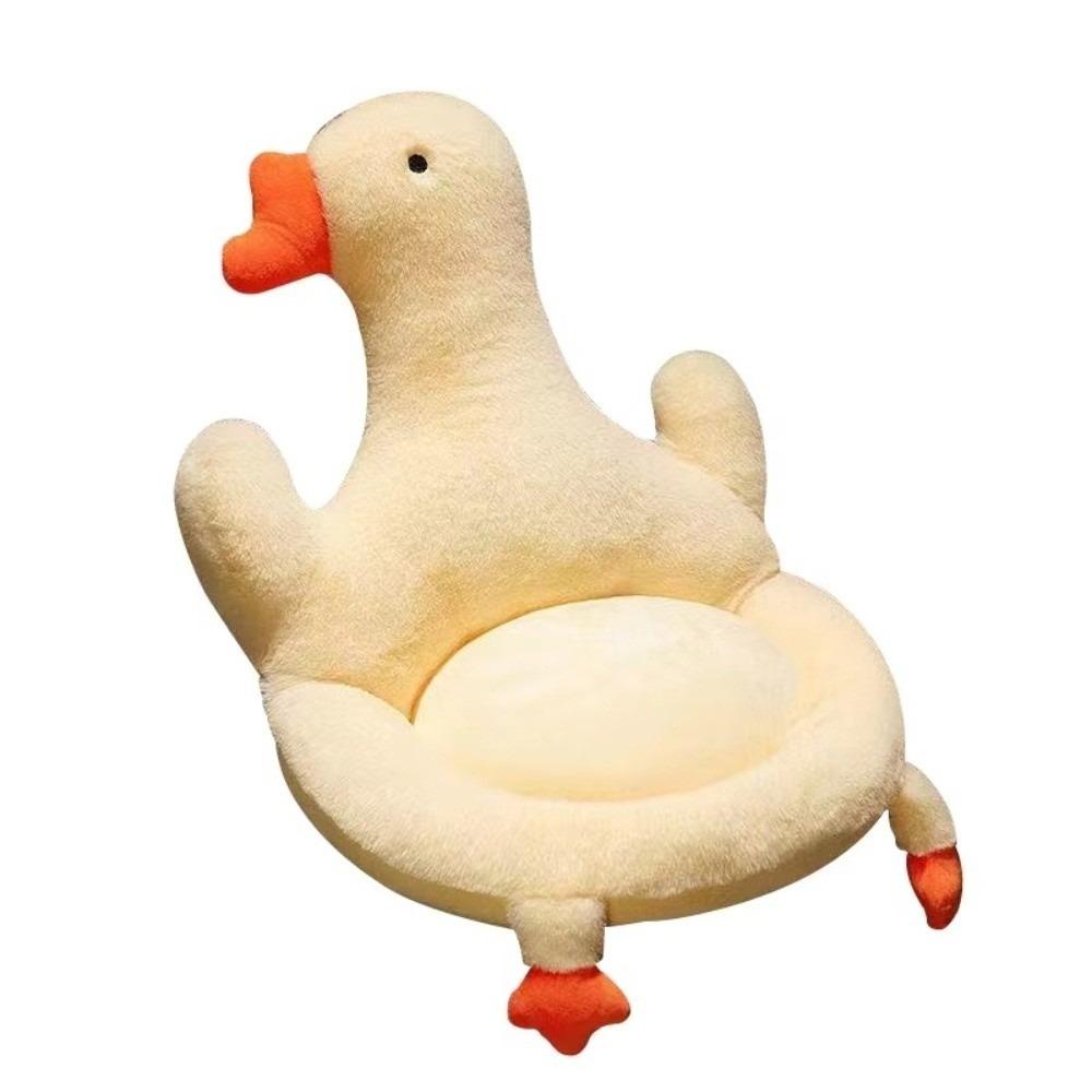 Cartoon Design Big White Goose Cushion Integrated Design Backrest Cushion Office Cushion Thickened Student Cushion