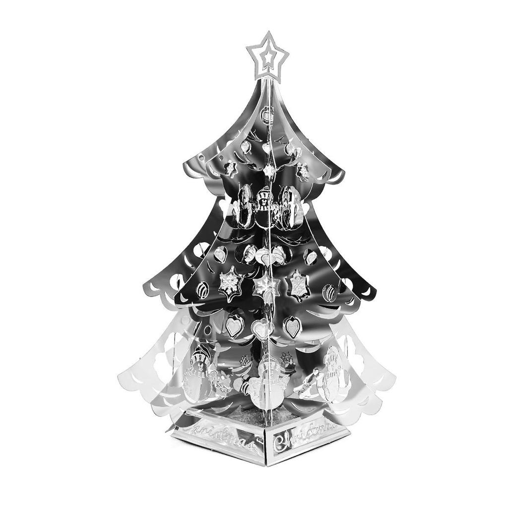 3D Christmas Tree Challenge: DIY Metal Puzzle for Cars & Motorcycles