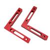 Ansimple Right Angle Set of Corner Fixing 90 Degree Right Perfect DIY Aluminum Alloy Ruler, 2, Clamp, L-Shaped Clamp, Tool, Angle, Woodworking,