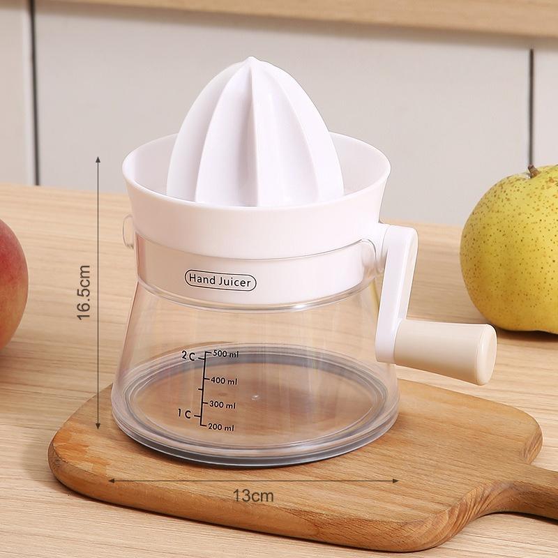 Multi Functional Fruit Juicer Orange Juicer Manual Squeezer with Built-in Measuring Cup Non-Slip Silicone Handle juicers