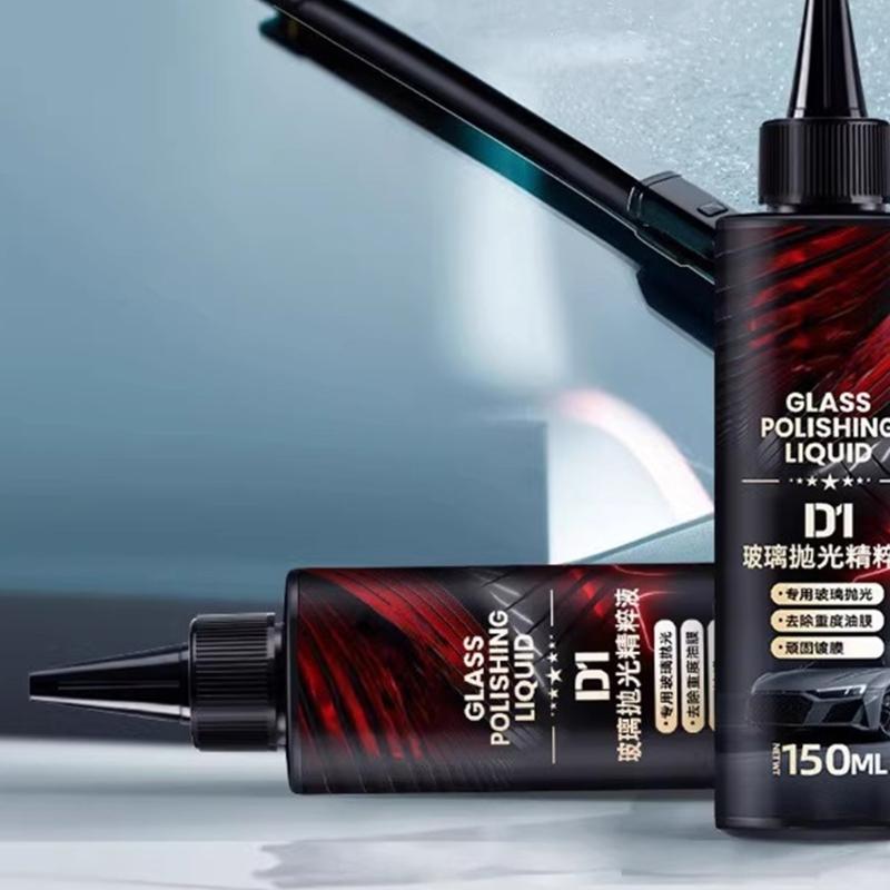 2 Bottles Advanced Glass Clarifier Cerium Based Formula Upgrades for Easy Oil Film Removal & Surfaces Restoration