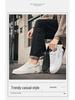 2025 Men's Breathable White Slip-on Sneakers - Versatile, Trendy, Casual Sports Shoes