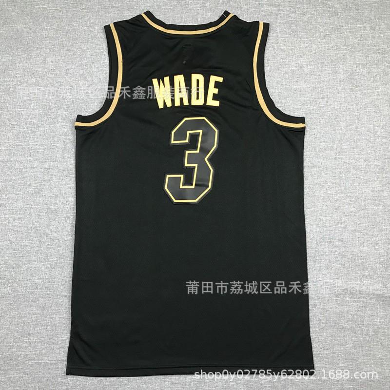 Maglia da Basket Miami Heat Uomo Donna Cotone Cucita Uniforme Squadra NBA Butler Wade Herro City Edition