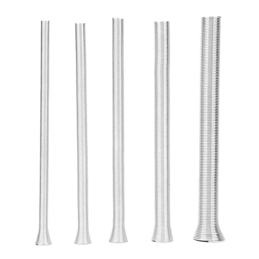 5PCS Thin Wall Compatible Pipe Bending Spring 1/4-5/8 Inch Wire Bending Spring Brass Tubing