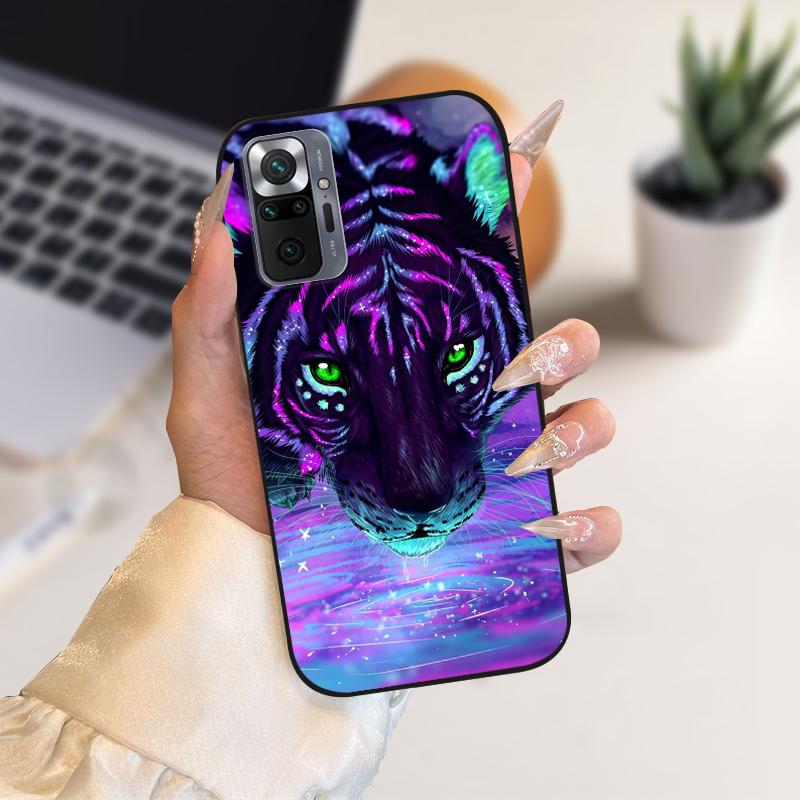 Case For Redmi Note 10 Pro 4G 5G Soft TPU Silicone Phone Cover Cases For Redmi Note 10 Pro Max Luxury Fashion Protective Fundas