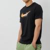 Nike Logo Crew Neck Short Sleeve T-Shirt Men Tops Black FD0125-010