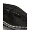 Daks Black Leather Dd Logo Pattern Medium Clutch Bag Dbba3e467