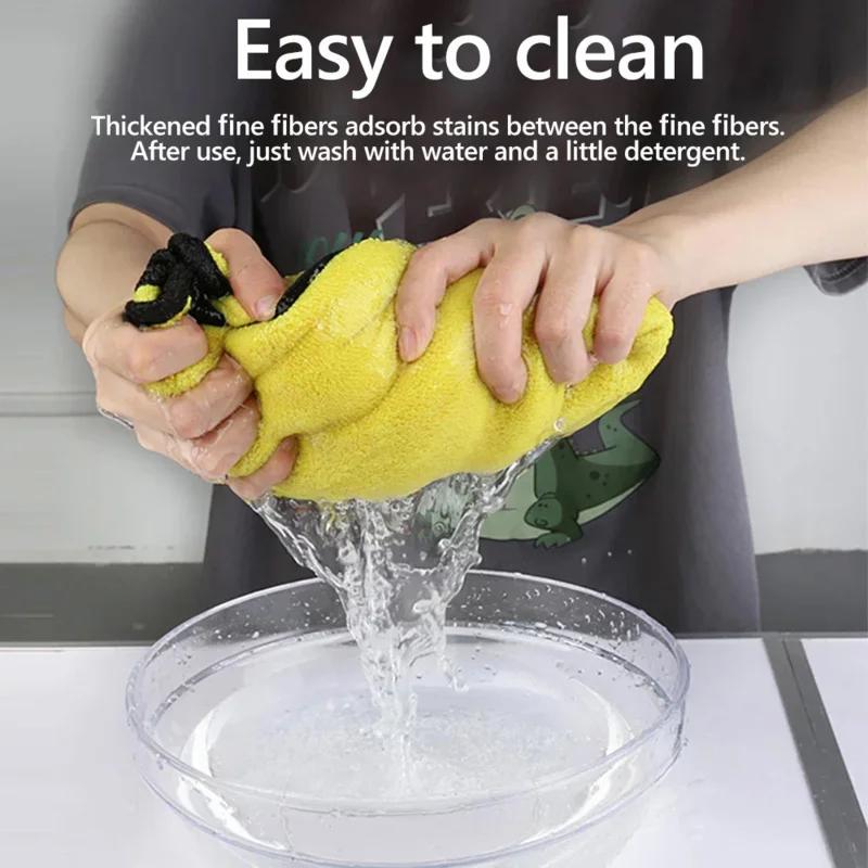 10/20PCS Car Wash Towels Cleaning Cloth Absorbent Dry Cloth General Purpose Microfiber Towel Thickened Yellow 30/40/60cm 1-10 pcs