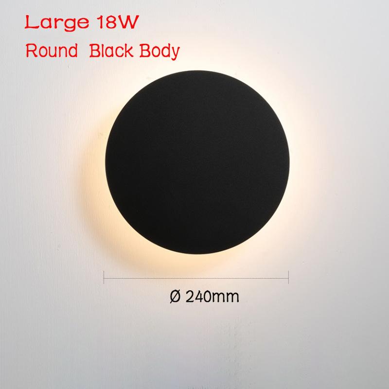 Indoor LED Wall Lamp Living Room Decoration Wall Light Home Lighting Aluminum Wall Lamp Fixture Loft Stair Light AC85-265V