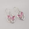 Pink Morganite Gemstone Sterling Silver Handmade Earring, 925 Silver Jewelry For Mother/Wife, Dangle Earring, New Year Gift CE-24-10