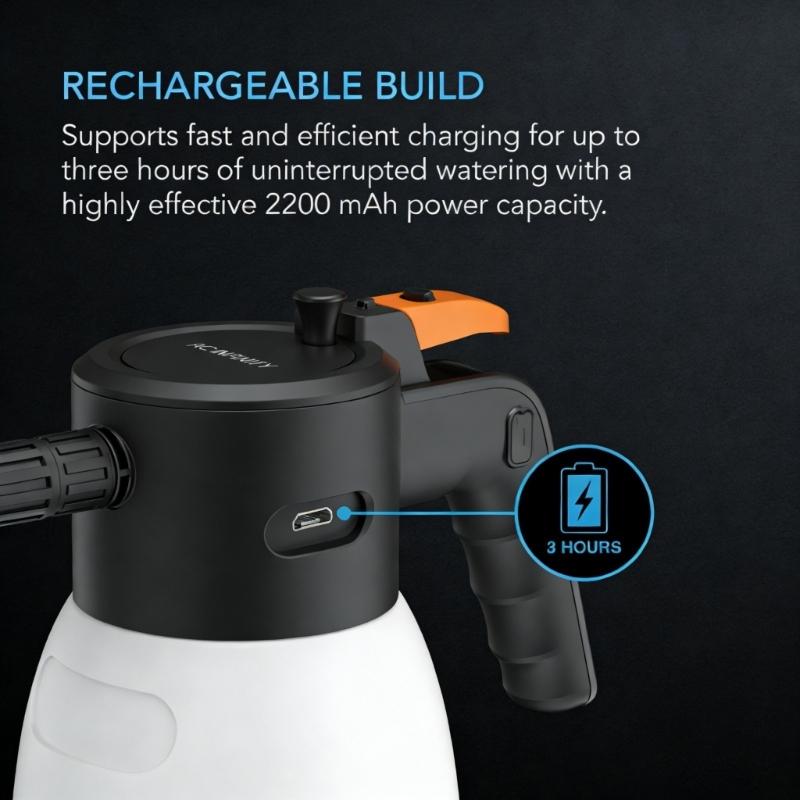 Wireless Vehicle Wash Applicator With Strong Spume Production Great For Home Use And Outdoor Applications