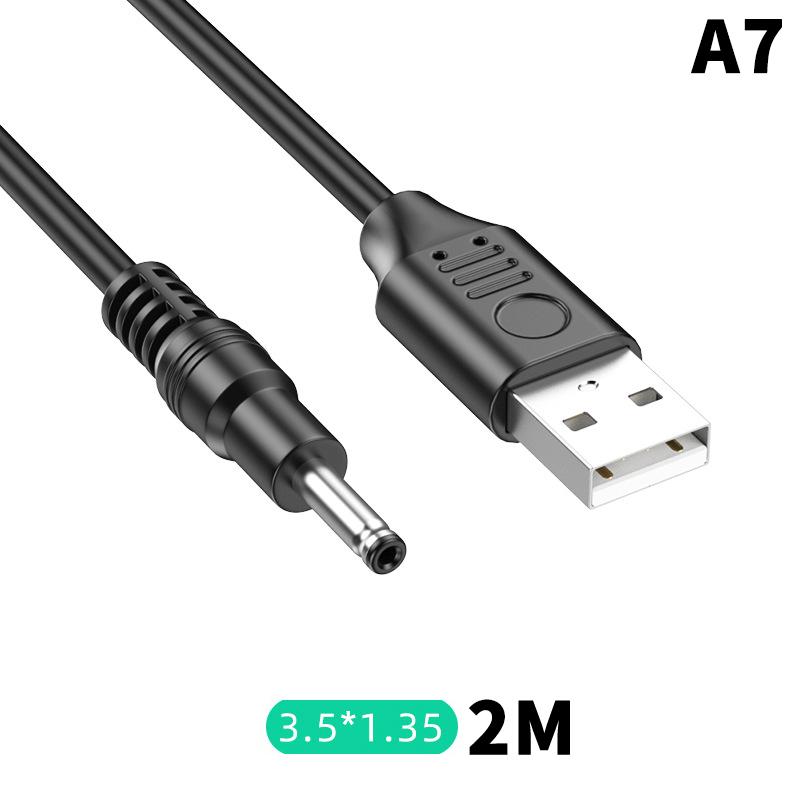 1 Pezzo Connettore Adattatore Spina AC Maschio USB a Jack DC 5.5X2.1mm 5.5X2.5mm Cavo di Alimentazione Convertitore Interfaccia Caricabatterie