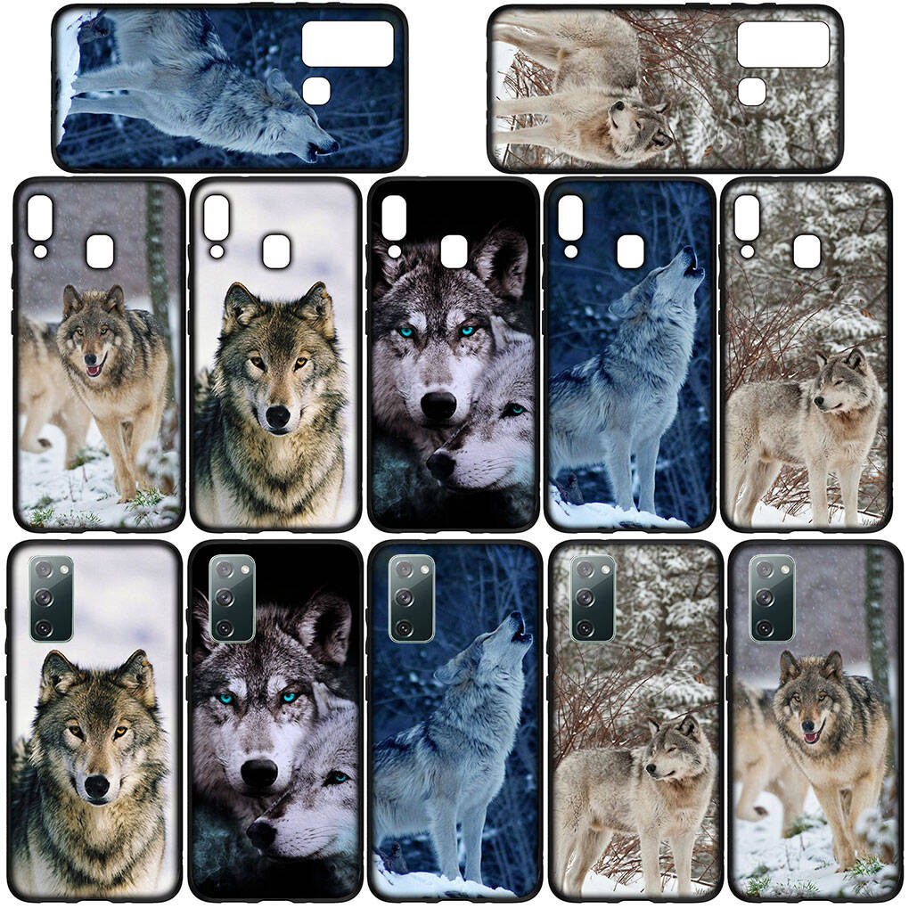 Cover for iPhone 17 16 15 Xiaomi Poco Redmi Note 14 13 12 11 Pro Max X 9 16e Samsung Galaxy S25 S24 S23 A4 14C OPPO Huawei Stalking Wolf Phone Case