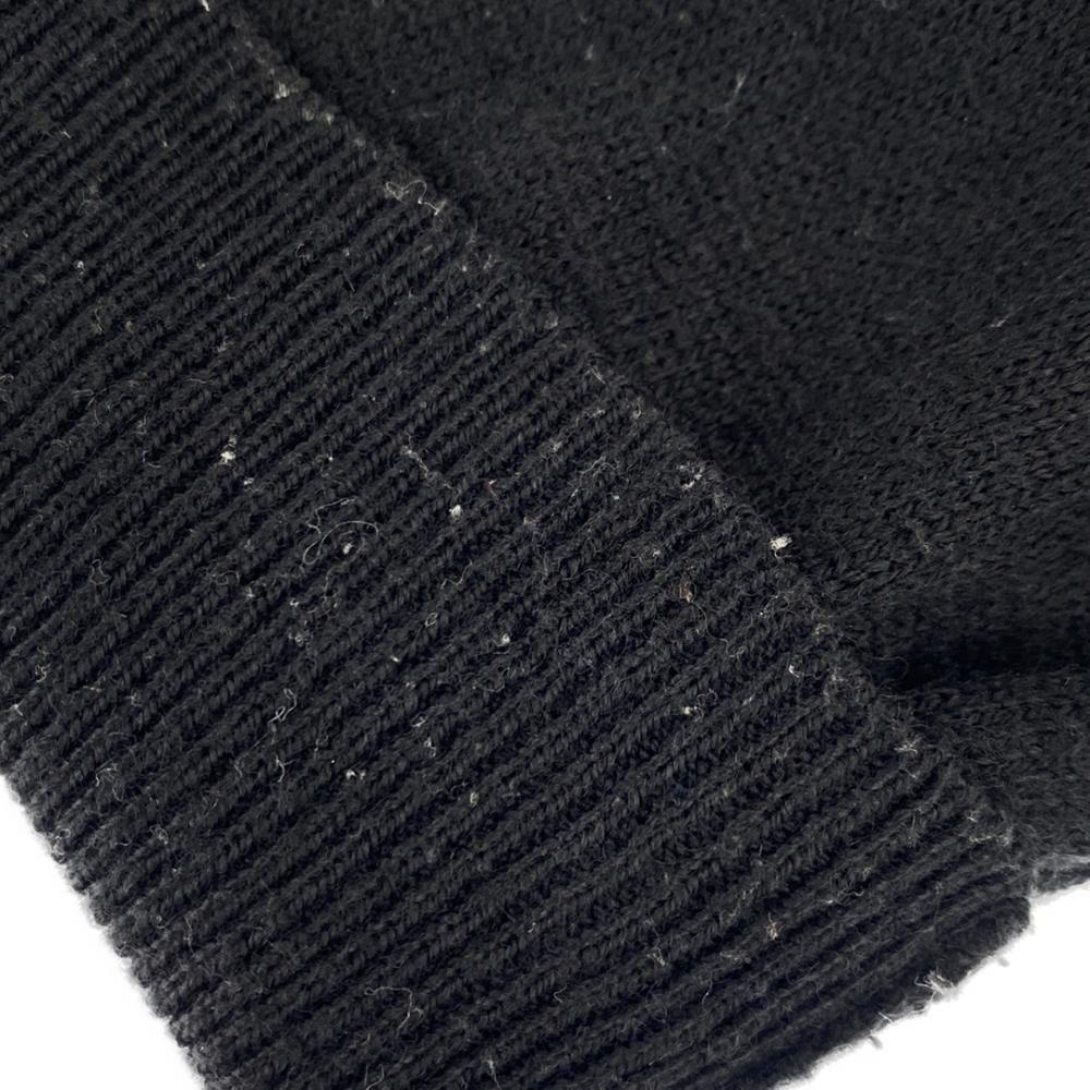 wjk Long sleeve V neck sweater L black knit Men's Used