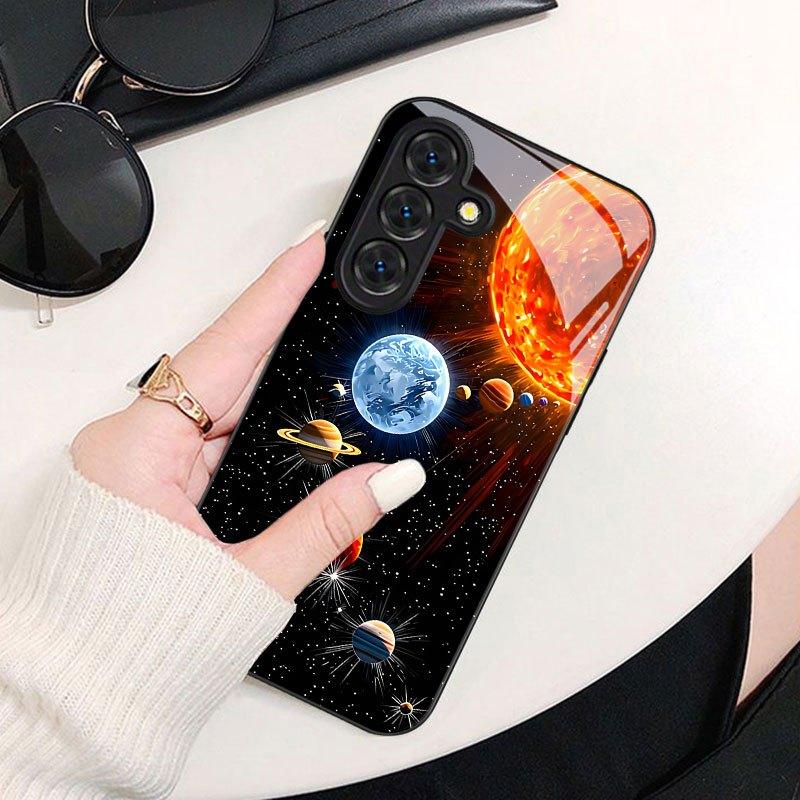 Solar System Planet Print phone case for Samsung Galaxy S26 S25 S24 S23 S22 S21 and other models back cover