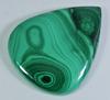 Natural Figured Green Malachite Pear Cabochon Loose Gemstone 39X48X06 MM GK-19