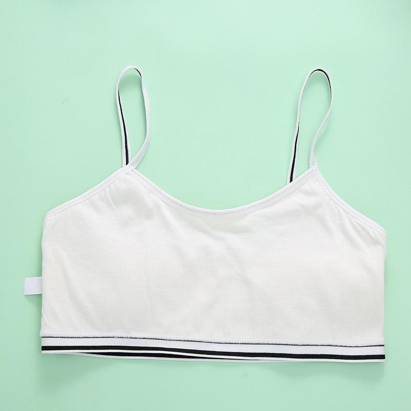 Teen Girls' Camisole Bra, Ages 9-16, Perfect for Elementary to High School Students