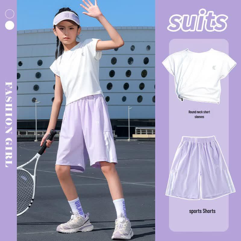 Moonkids Girls Quick-Dry Summer Sports Set 160