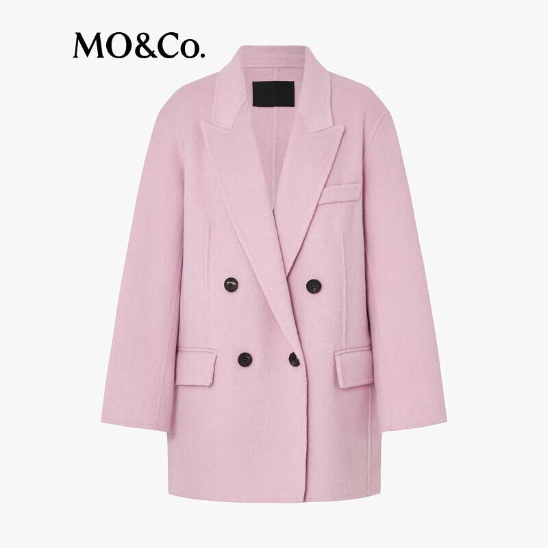 MO&Co. Merino Wool & Camel Blend Oversized Mid-Length Coat