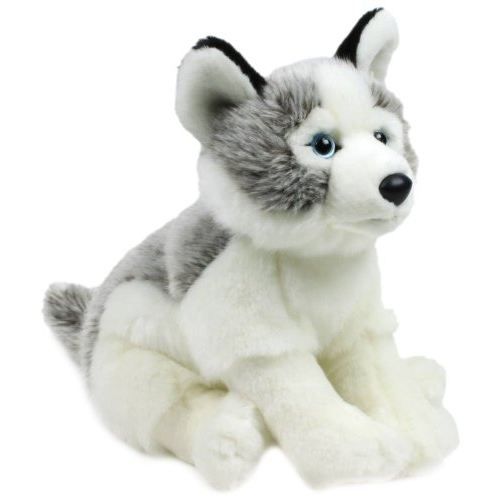 Peluche - WWF - Husky 23 cm - Pour Enfant - Gris
