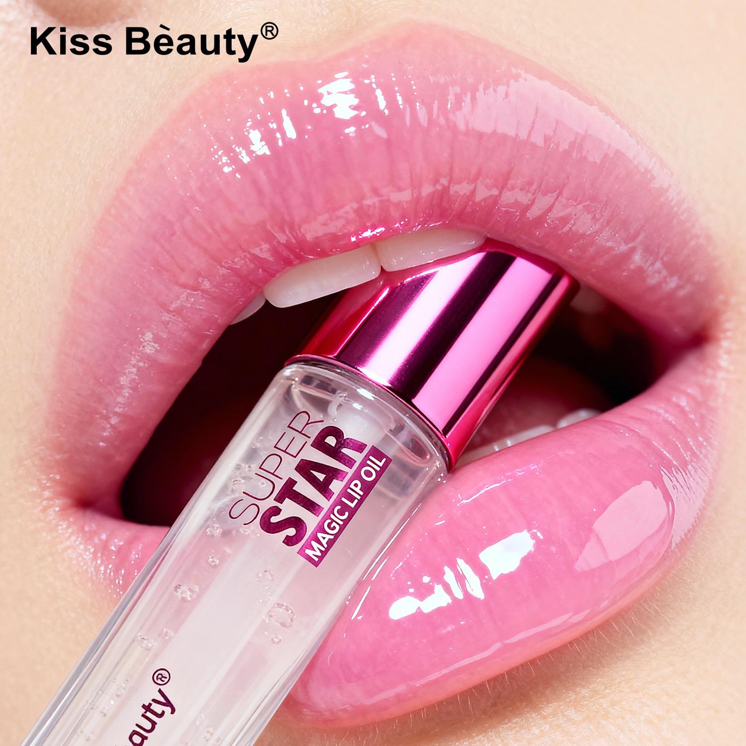 Kiss Beauty color change is not easy to stick to the cup, moisturizing and moisturizing lip gloss, temperature change lip glaze lipstick 6ml