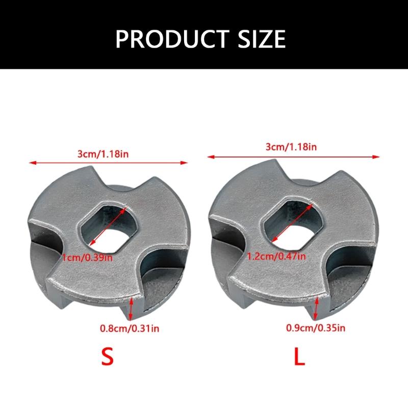 Heavy Duty Pack Of 2 Chainsaw Sprocket Crafted From Stainless Steel For Power Tool Applications With 10mm And 12mm Bore