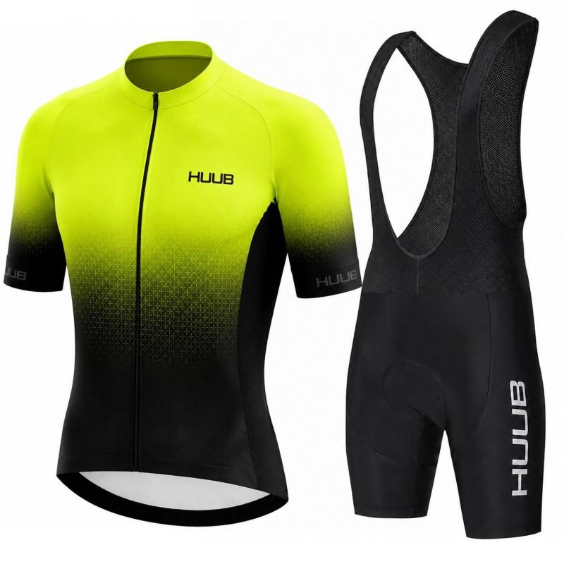 HUUB Team Cycling Jersey Short Sleeve Quick Dry Breathable Bike Shirt Road Mountain Biking Use