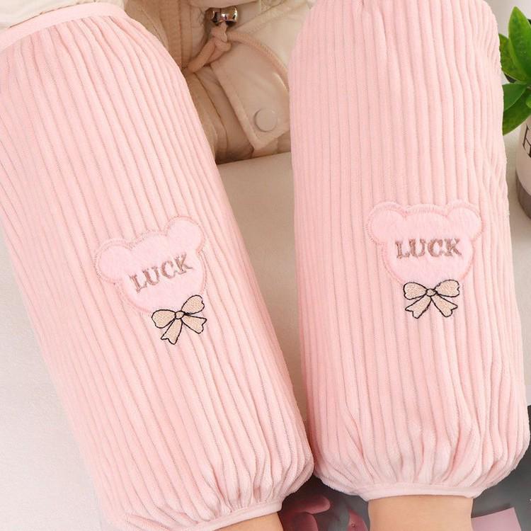 

Limited Time ¥5 Off: 2025 Autumn/Winter Women s Anti-Dirt Sleeves - Cute Long Oversleeves for Work