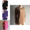 Stylish Women's Pullover Long Sleeve Solid Button Sweatshirt Top For Casual Wear