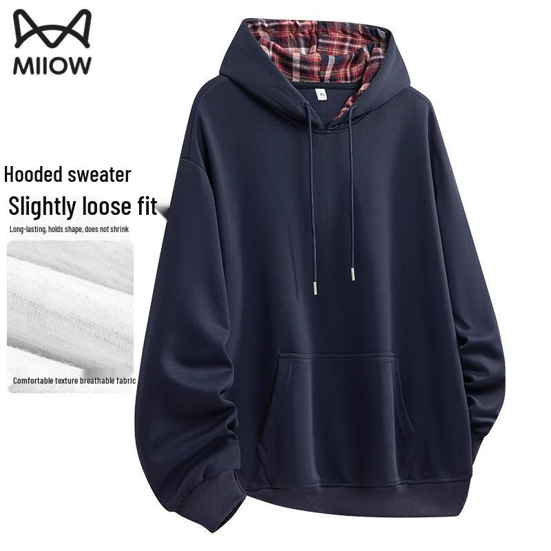 MiiOW Men s New Year Fleece-Lined Hooded Sweatshirt XL 2590₽