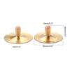 1 Pair Hand Cymbal with Knobs 3.5 In Finger Cymbal Kid Percussion-Instruments Musical Toy for Boy Girl Playing