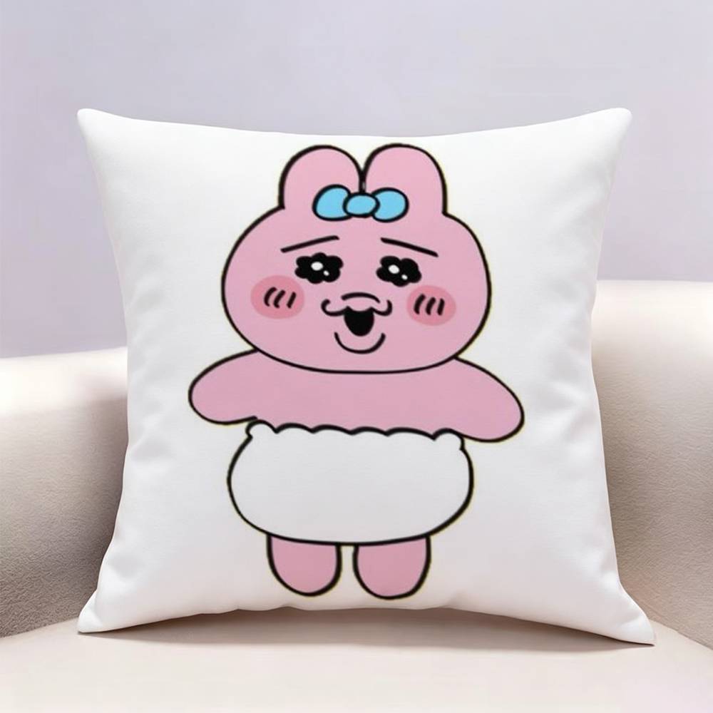 OOpanchu Usagi Doublesided print Pillow Case Pattern Printed Pillowcase For Living Room Sofa Cushion Cover