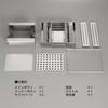 BUNDOK BD-444 Built-in Stove, Stainless Steel, BBQ, Small, Set with Rearrange Table