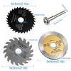 High-Speed Steel Circular Saw Blade for Wood, Metal & Plastic - Electric Grinder & Drill Accessory