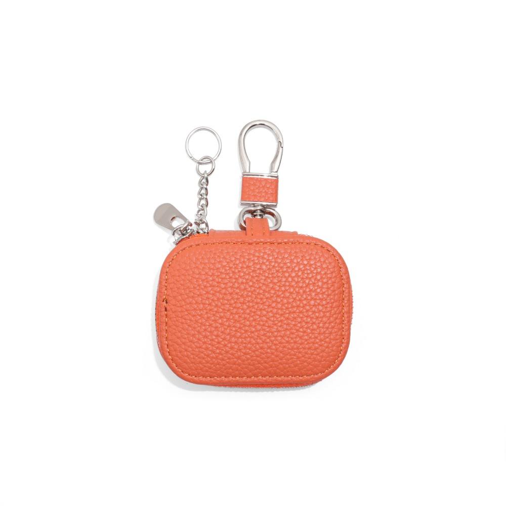 Gifts Waist Hanging Key Wallets PU Leather Portable Earbud Carrying Case Key Bag Universal