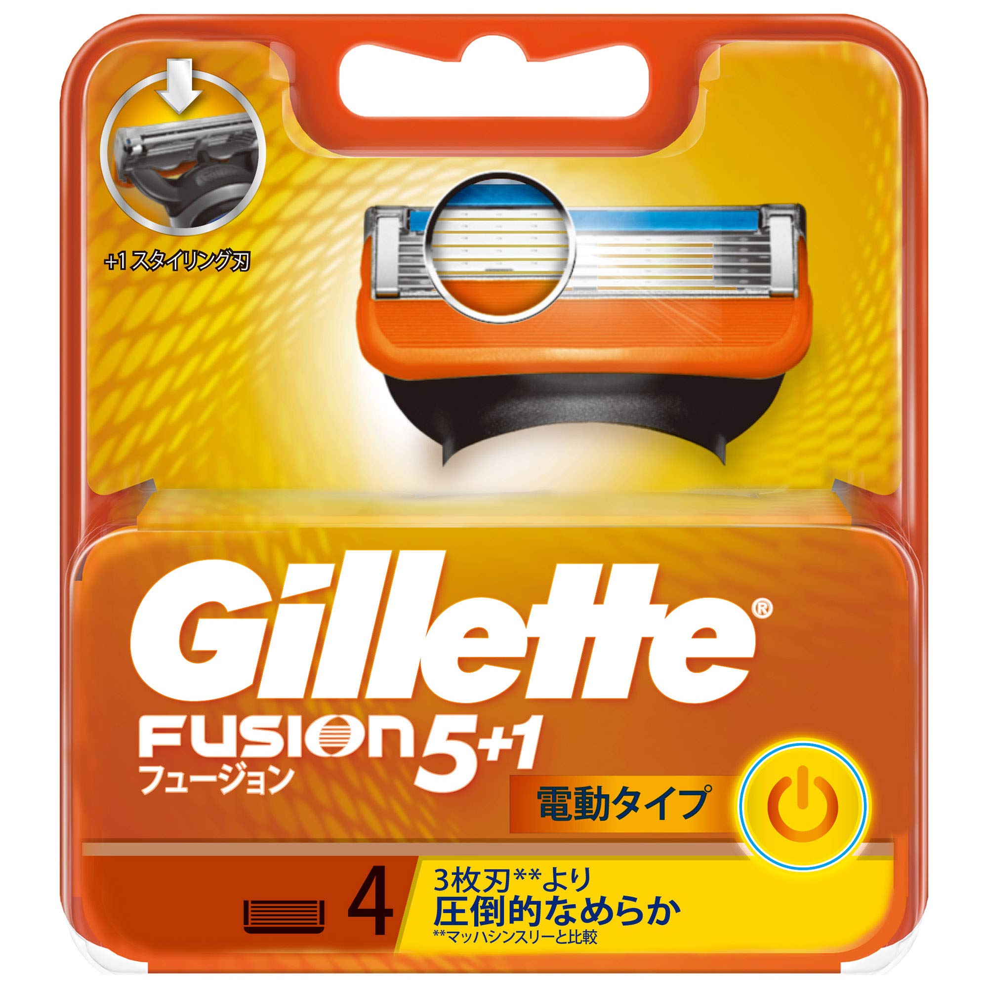 

Gillette Fusion электрическая бритва для мужчин 4 шт 5+1 (х 1)