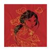 Mulan Womens/Ladies Breezy Mushu Illustration T-Shirt