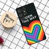 Gay Lesbian LGBT Rainbow Pride Case For Samsung Galaxy S25 Ultra S20 S21 S22 S23 S24 Ultra S9 S10 Plus S25 FE Phone Cover
