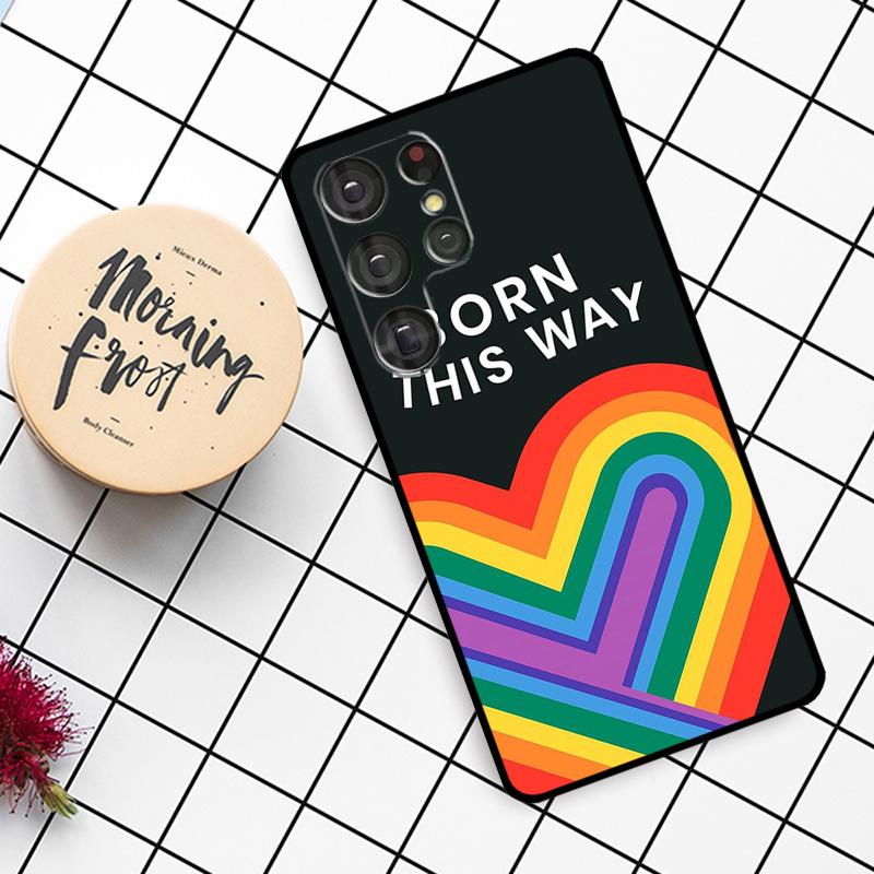 Gay Lesbian LGBT Rainbow Pride Case For Samsung Galaxy S25 Ultra S20 S21 S22 S23 S24 Ultra S9 S10 Plus S25 FE Phone Cover