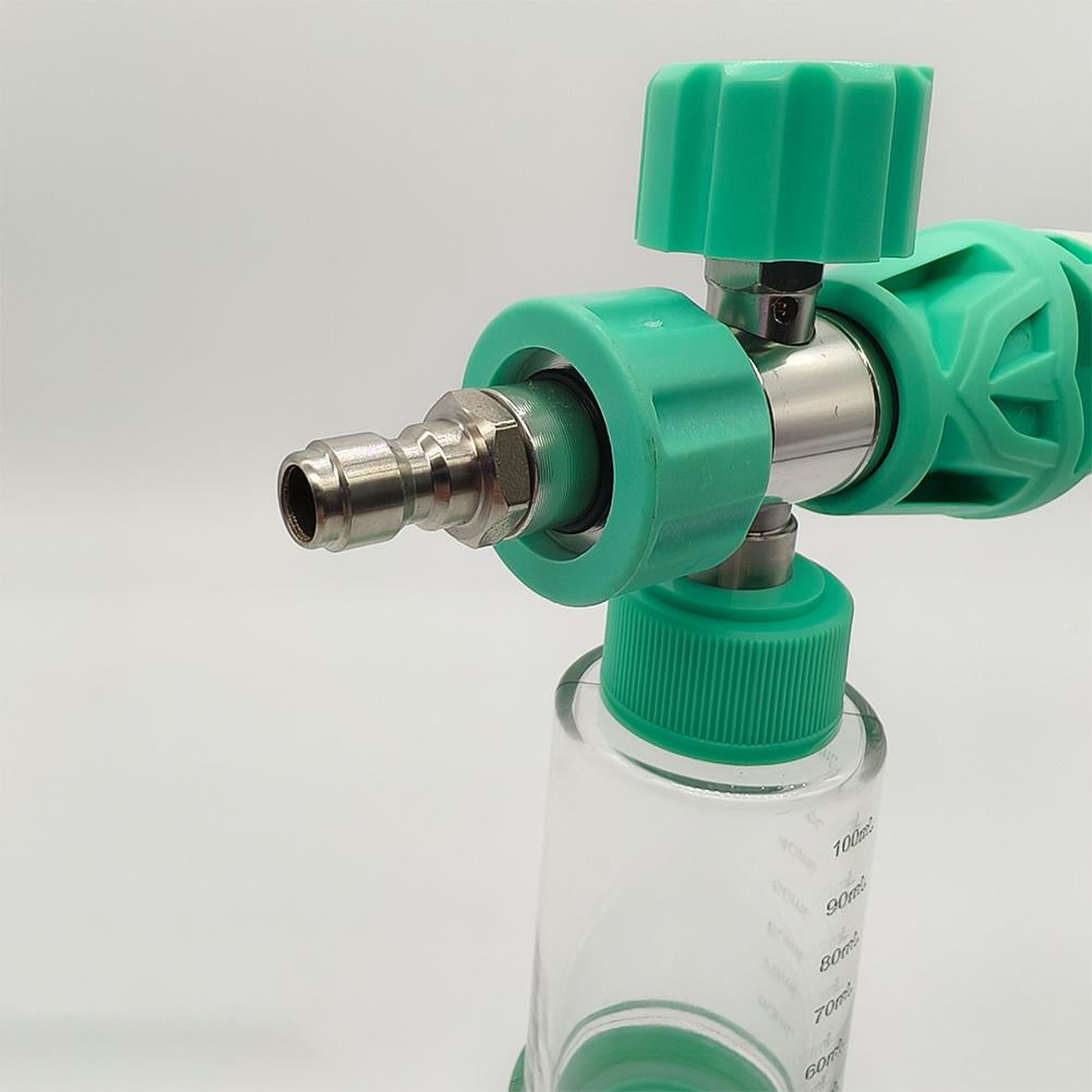 100ML Soap Foam Spray Bottle with 1/4 Inch Quick Connector 4500PSI Pressure Washer Gun Water Foam Pot Car Wash Accessories